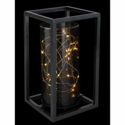 lampe solaire Globo LED Noir, 30 lumières