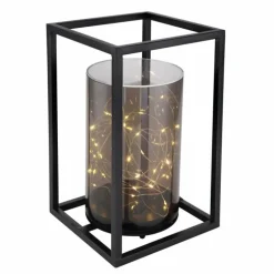 lampe solaire Globo LED Noir, 40 lumières