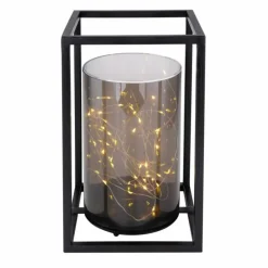 lampe solaire Globo LED Noir, 40 lumières