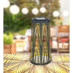 lampe solaire Globo LED Noir, 1 lumière