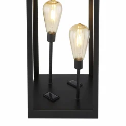 lampe solaire Globo LED Noir, 2 lumières