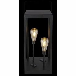 lampe solaire Globo LED Noir, 2 lumières