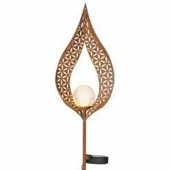lampe solaire Globo LED Rouille, 1 lumière