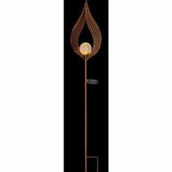 lampe solaire Globo LED Rouille, 1 lumière