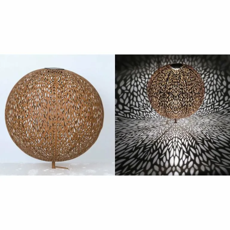 lampe solaire Globo LED Rouille, 1 lumière