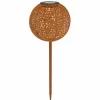 lampe solaire Globo LED Rouille, 1 lumière