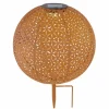 lampe solaire Globo LED Rouille, 1 lumière