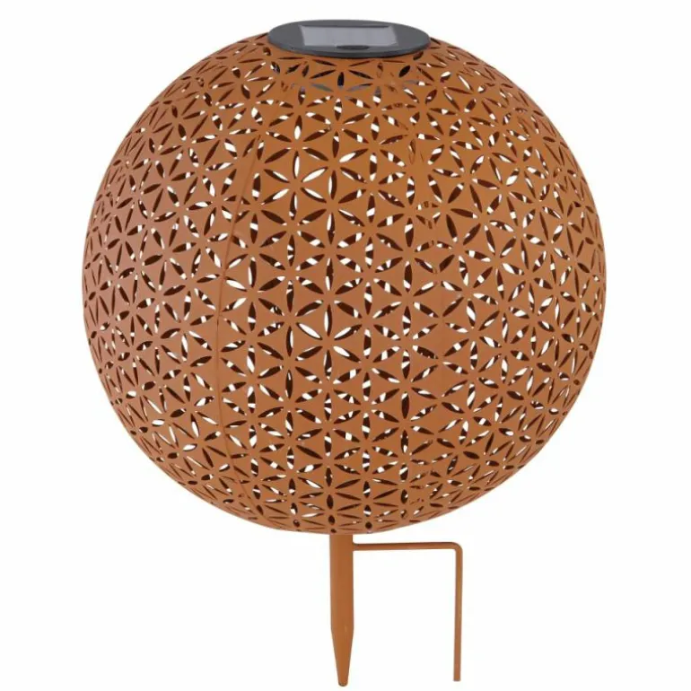 lampe solaire Globo LED Rouille, 1 lumière