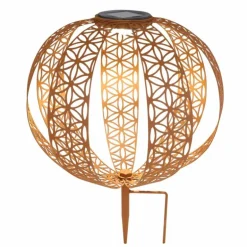 lampe solaire Globo LED Rouille, 1 lumière