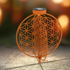 lampe solaire Globo LED Rouille, 1 lumière