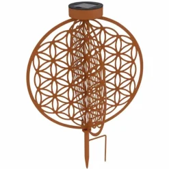 lampe solaire Globo LED Rouille, 1 lumière