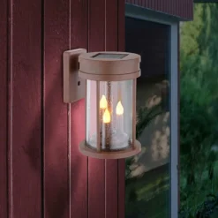 lampe solaire Globo LED Rouille, 3 lumières