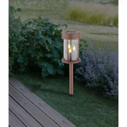 lampe solaire Globo LED Rouille, 3 lumières