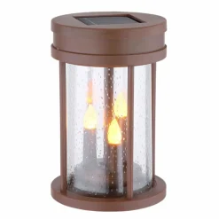 lampe solaire Globo LED Rouille, 3 lumières