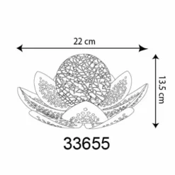 lampe solaire Globo LED Vert, 1 lumière