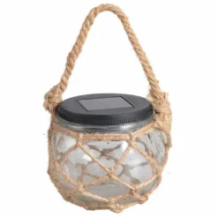 Lampe solaire Globo NET LED Clair, 1 lumière