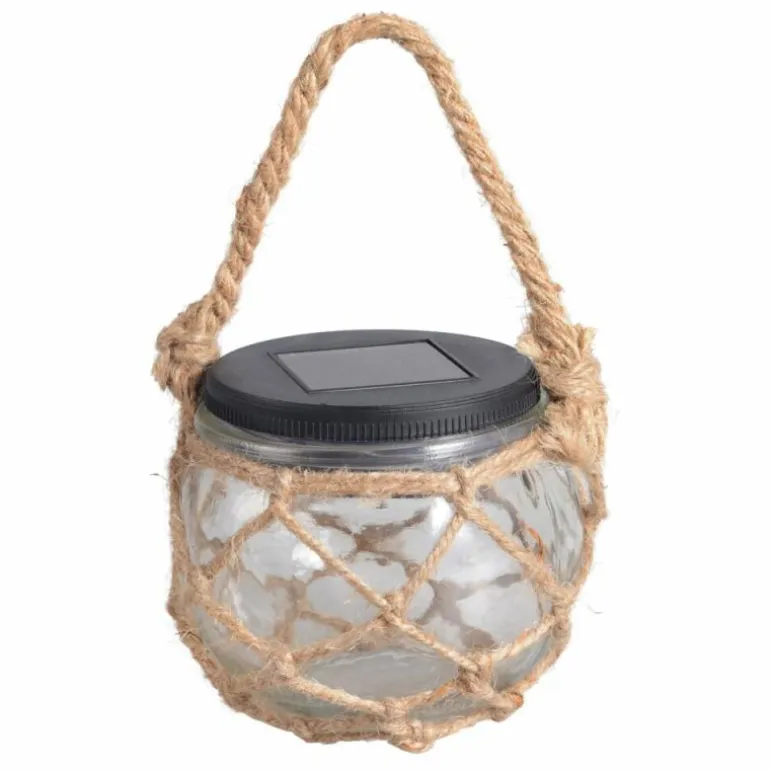 Lampe solaire Globo NET LED Clair, 1 lumière