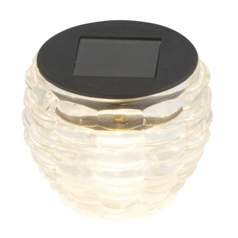 lampe solaire Globo NORVUS LED Noir, 1 lumière