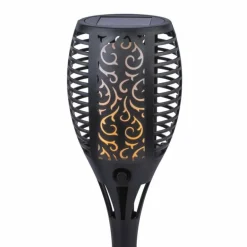 Lampe solaire Globo PITO LED Noir, 36 lumières