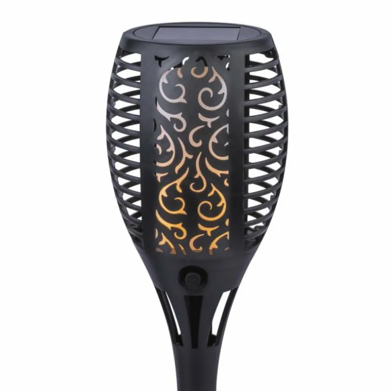 Lampe solaire Globo PITO LED Noir, 36 lumières