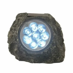 lampe solaire Globo SOLAR LED Gris, 8 lumières