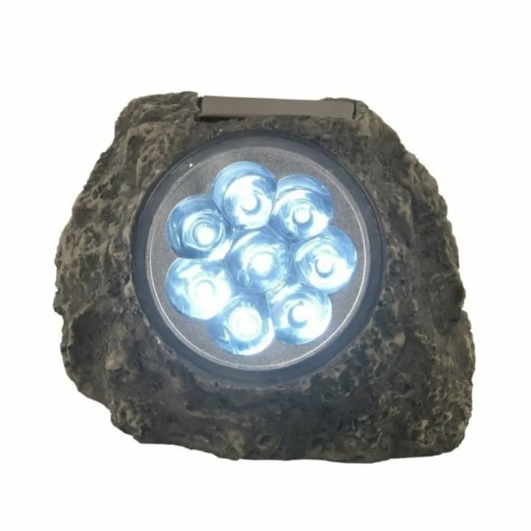 lampe solaire Globo SOLAR LED Gris, 8 lumières