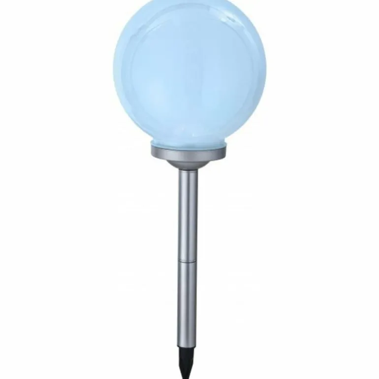 lampe solaire Globo SOLAR LED Argenté, 4 lumières
