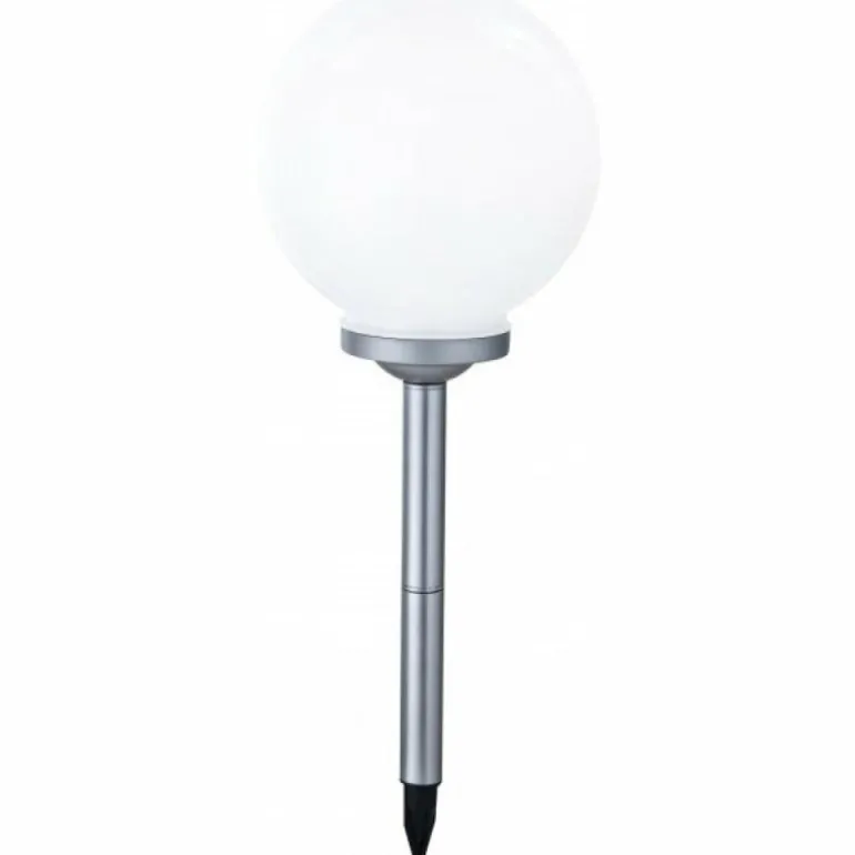 lampe solaire Globo SOLAR LED Argenté, 4 lumières