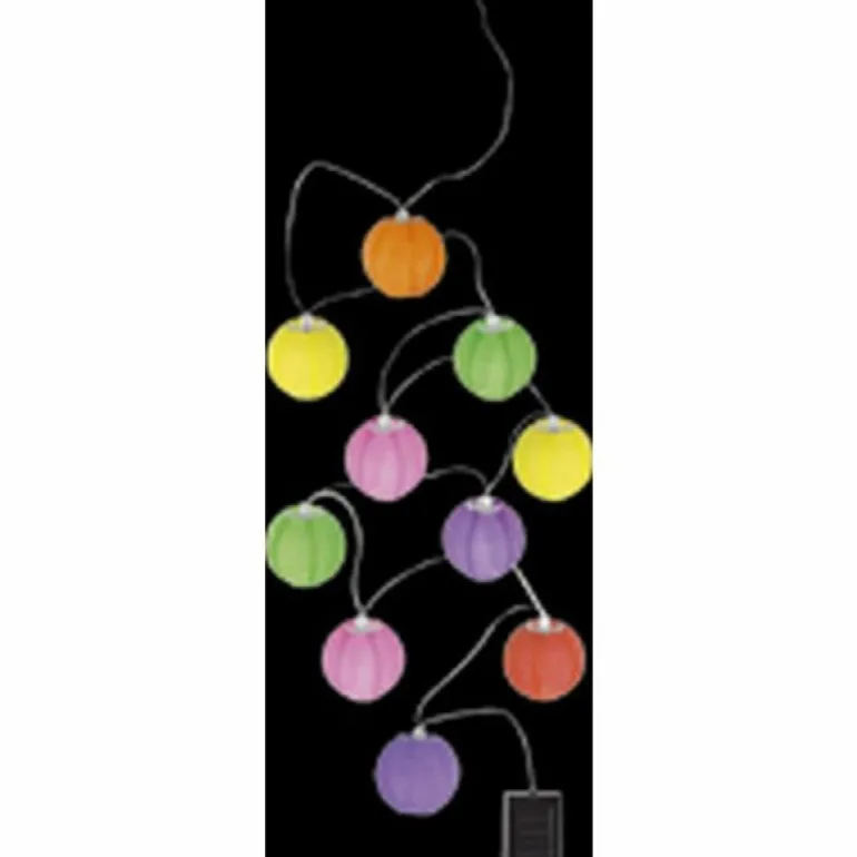 lampe solaire Globo SOLAR LED Multicolore, 10 lumières
