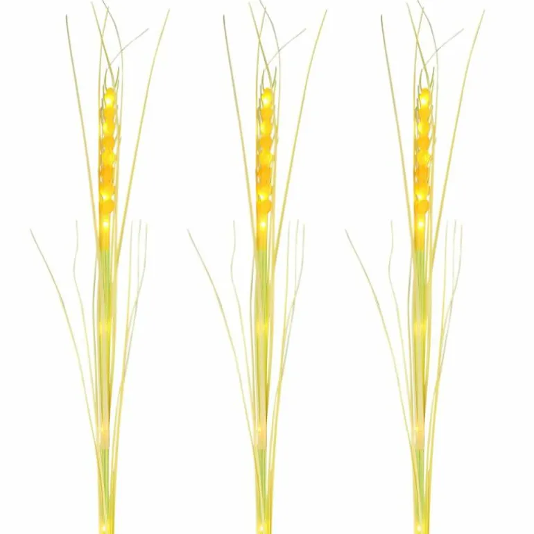 lampe solaire Globo SOLAR ÄHRE LED Noir, 40 lumières