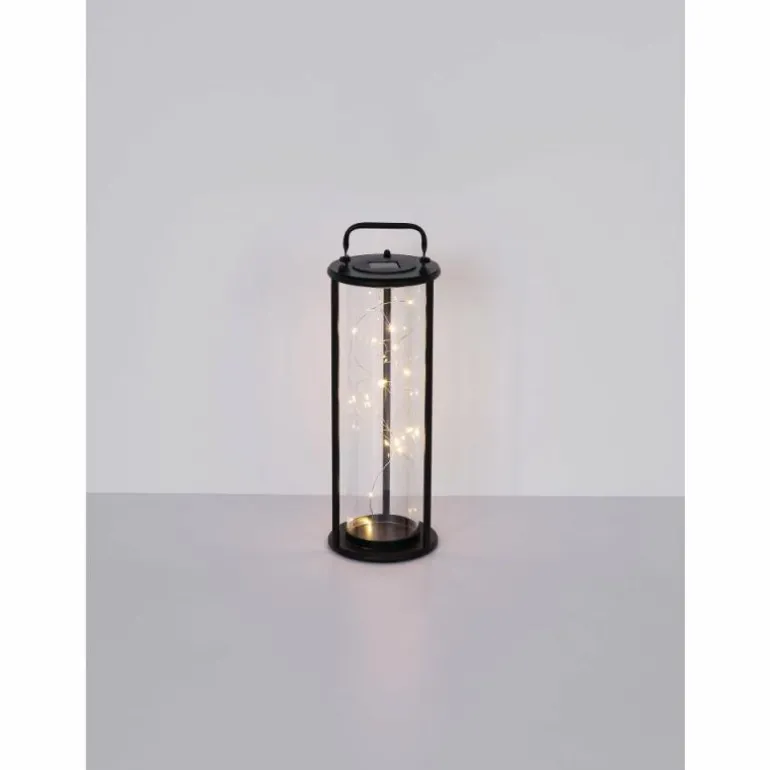 lampe solaire Globo SOLAR LED Noir, 1 lumière