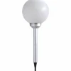 lampe solaire Globo SOLAR LED Argenté, 2 lumières