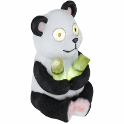 lampe solaire Globo SOLAR LED Noir, Blanc, 4 lumières