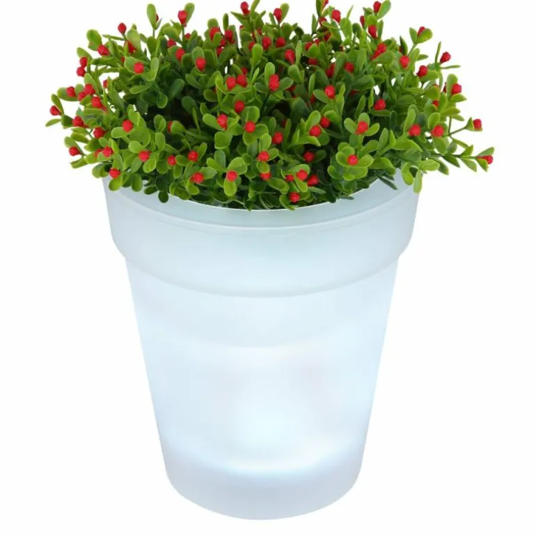 lampe solaire Globo SOLAR LED Blanc, 4 lumières