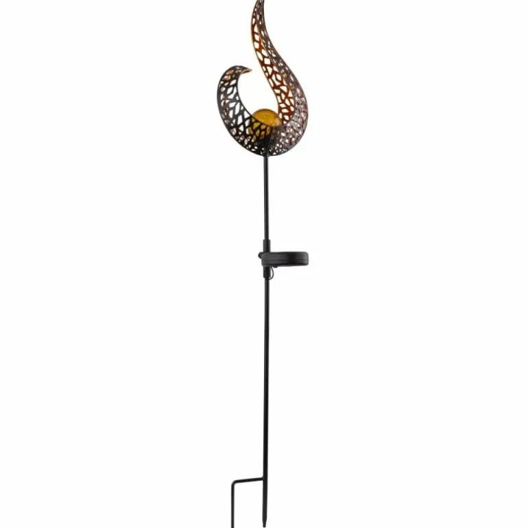 lampe solaire Globo SOMMES LED Noir, 1 lumière