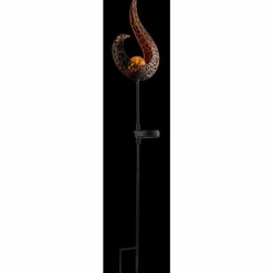 lampe solaire Globo SOMMES LED Noir, 1 lumière