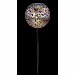 Lampe solaire Globo SUNI LED Argenté, 1 lumière