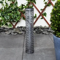 lampe solaire Hankinson LED Gris, Noir, Argenté, 1 lumière