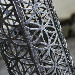 lampe solaire Hankinson LED Gris, Noir, Argenté, 1 lumière