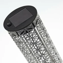 lampe solaire Hankinson LED Gris, Noir, Argenté, 1 lumière