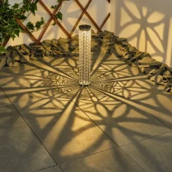 lampe solaire Hankinson LED Gris, Noir, Argenté, 1 lumière