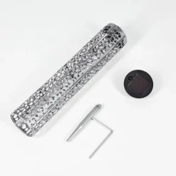 lampe solaire Hankinson LED Noir, Argenté, 1 lumière