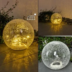 lampe solaire Jurmala LED Clair, 1 lumière