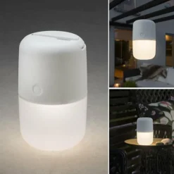 lampe solaire Konstsmide Assisi LED Blanc, 1 lumière