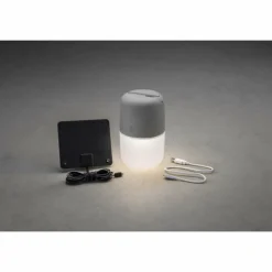 lampe solaire Konstsmide Assisi LED Gris, 1 lumière