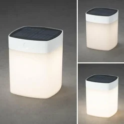 lampe solaire Konstsmide Assisi LED Blanc, 1 lumière
