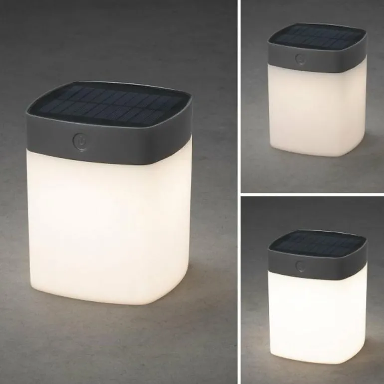 lampe solaire Konstsmide Assisi LED Gris, 1 lumière