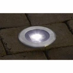 lampe solaire Konstsmide LED Acier inoxydable