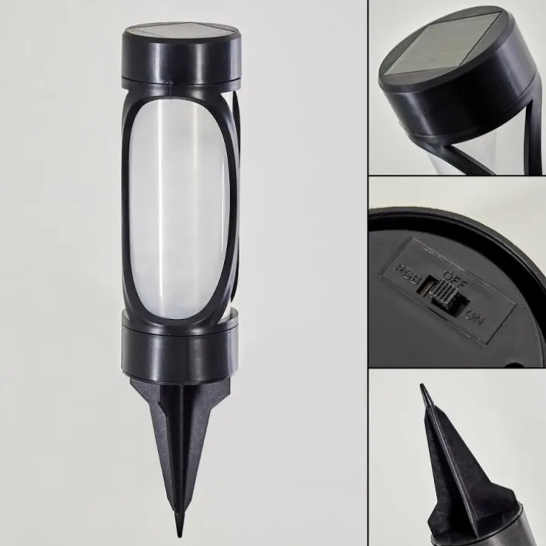 Lampe solaire Lakeland LED Anthracite, 1 lumière