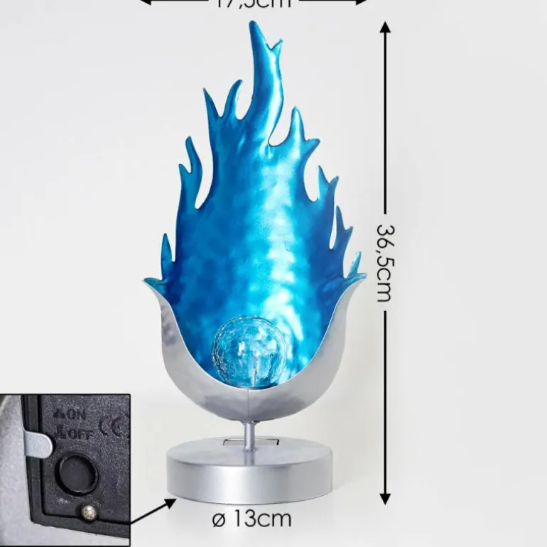 lampe solaire Londrina LED Bleu, Argenté, 1 lumière